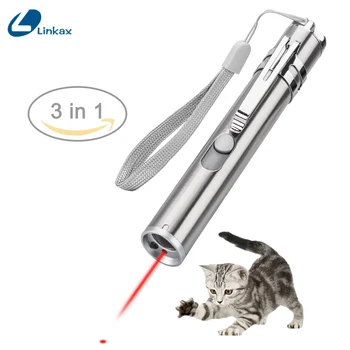3 In1 Red USB Rechargedable Laser Pointer Pen Light With White LED Light Show Funny Pet stick Cat laser Flashlight
3 In1 Red USB Rechargedable Laser Pointer Pen Light With White LED Light Show Funny Pet stick Cat laser Flashlight