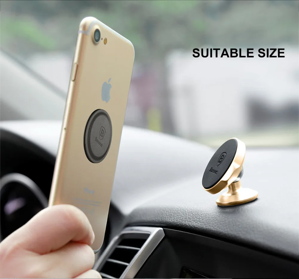 Baseus Magnetic Disk For Car Phone Holder Magnet Metal Plate