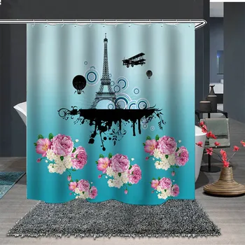 ISHOWTIENDA Popular Waterproof Shower Curtain With 12 Hooks Printed Machine Washable Shower Curtain Bathroom 180x180cm
ISHOWTIENDA Popular Waterproof Shower Curtain With 12 Hooks Printed Machine Washable Shower Curtain Bathroom 180x180cm