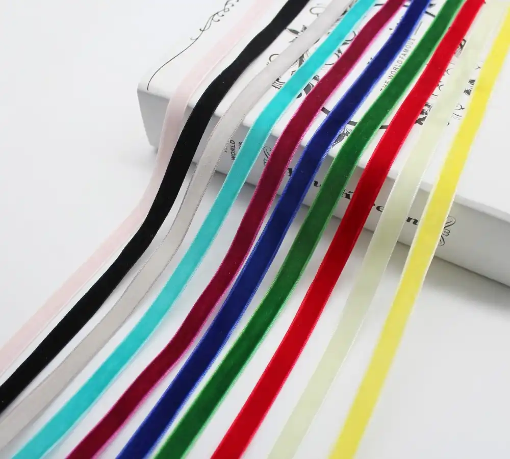 Sewing 1380 Cut to Length 9mm Velvet Ribbon Trim 28 Lovely Colours Crafts