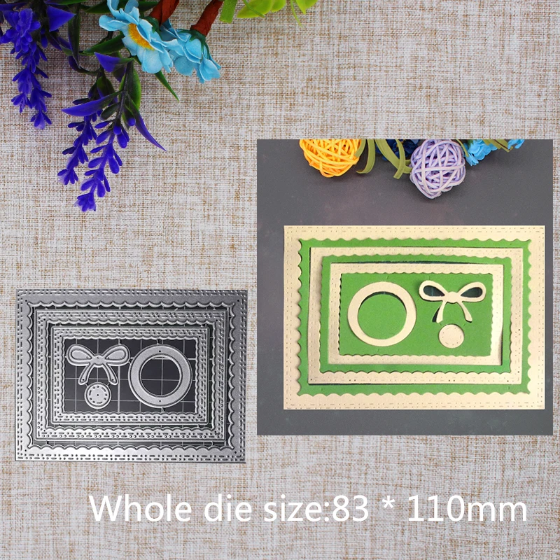 New Creative Inside Rectangle Arts Steel Cutting Dies Craft Creative Scrapbook Stamps Dies Embossing Paper Card Craft 83x110mm
New Creative Inside Rectangle Arts Steel Cutting Dies Craft Creative Scrapbook Stamps Dies Embossing Paper Card Craft 83x110mm