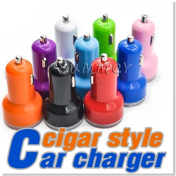Dual Port USB Car Charger Colorful Micro USB Car Charge 2100mAh USB Adapter For Iphone 6 Iphone 6 Plus Samsung Galaxy S6 Note 5
Dual Port USB Car Charger Colorful Micro USB Car Charge 2100mAh USB Adapter For Iphone 6 Iphone 6 Plus Samsung Galaxy S6 Note 5