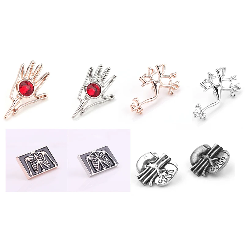 Medical Brooches Collection Crystal Nurse Stomach ECG Tooth Pins Gold Silver Jewelry For Doctor Nurse
Medical Brooches Collection Crystal Nurse Stomach ECG Tooth Pins Gold Silver Jewelry For Doctor Nurse