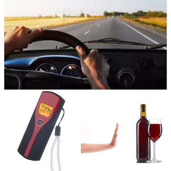 New Professional Police Digital Breath Alcohol Tester Breathalyzer Black & Wine Red Plastic Drop Shipping
New Professional Police Digital Breath Alcohol Tester Breathalyzer Black & Wine Red Plastic Drop Shipping
