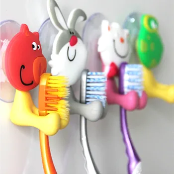 Cute Novelty Design Silicone Toothbrush Holder Home Bathroom Kitchen Wall Hanger Cartoon Animal Brush Holder With Suction Cup
Cute Novelty Design Silicone Toothbrush Holder Home Bathroom Kitchen Wall Hanger Cartoon Animal Brush Holder With Suction Cup