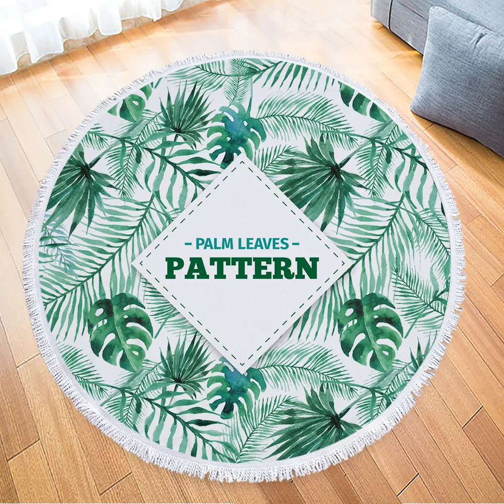 Summer Tropical Plants English Letter Round Beach Towel For Adult Microfiber Printed Terry Cloth WithTassels Beach Blanket
Summer Tropical Plants English Letter Round Beach Towel For Adult Microfiber Printed Terry Cloth WithTassels Beach Blanket