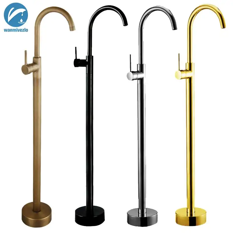 Chrome/Antique Bathtub Shower Faucet Floor Standing Bath Tub Spout Shower Single Handle Mixer Tap Bathroom Shower Faucet Mixer
Chrome/Antique Bathtub Shower Faucet Floor Standing Bath Tub Spout Shower Single Handle Mixer Tap Bathroom Shower Faucet Mixer