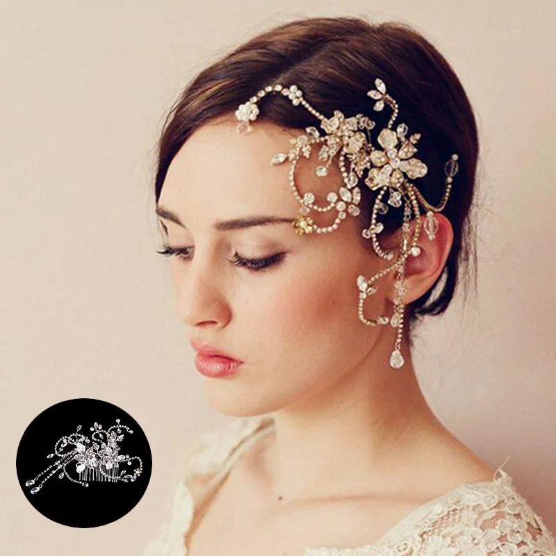 Silver/Gold Rhinestone Pearl Hair Combs Jewellery Handmade Floral Tiaras Head Piece Pageant Wedding Bridal Hair Accessories
Silver/Gold Rhinestone Pearl Hair Combs Jewellery Handmade Floral Tiaras Head Piece Pageant Wedding Bridal Hair Accessories