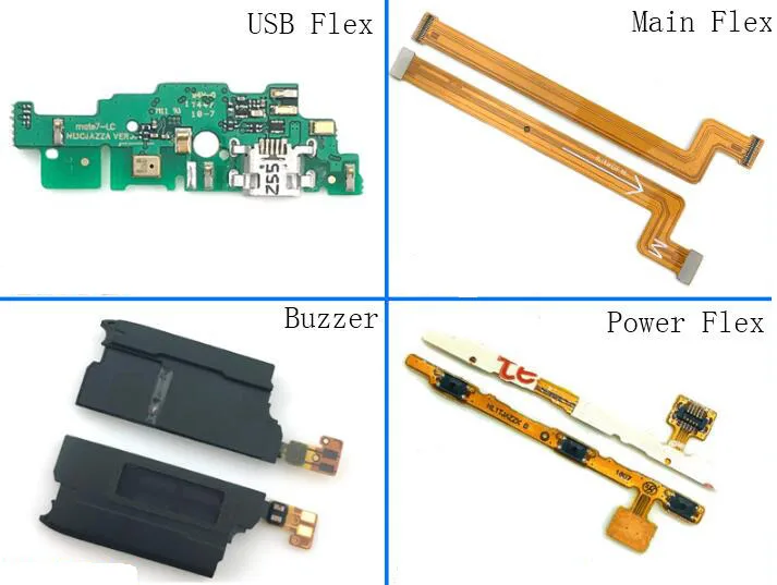 For Huawei Mate 7 USB Charging Plug Connector Flex + Main Flex + Loud Speaker + Power Volume Flex
For Huawei Mate 7 USB Charging Plug Connector Flex + Main Flex + Loud Speaker + Power Volume Flex