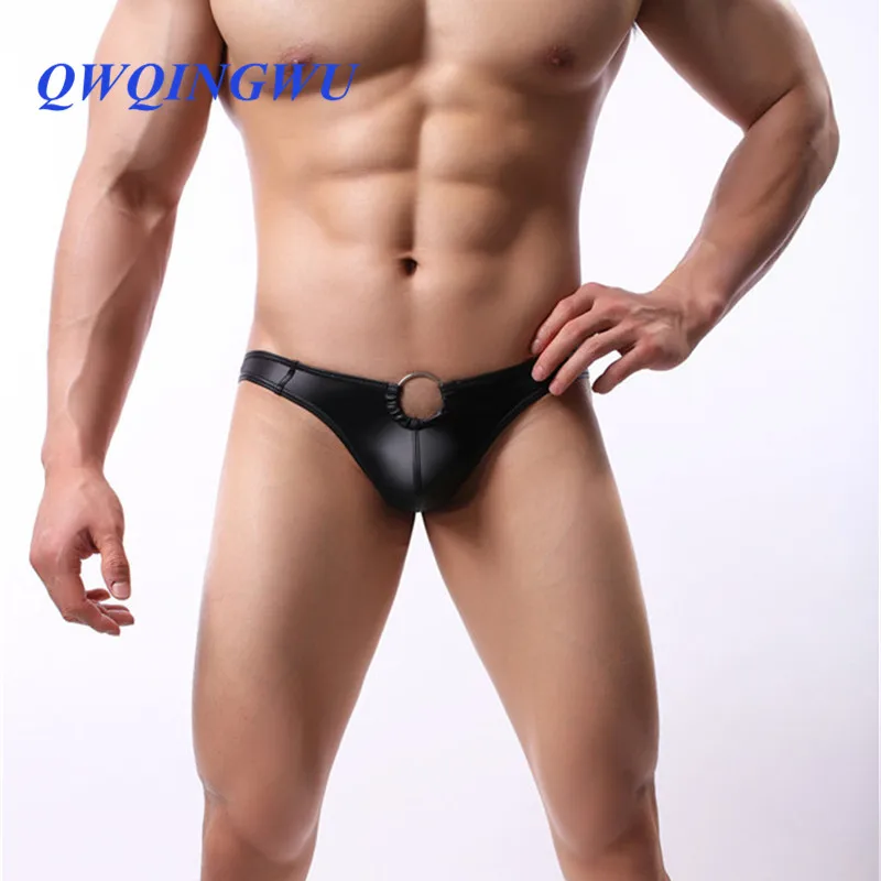 Sexy Underwear Men Briefs Shorts Patent Leather Hollow Out Underpants Male U Convex Pouch Low Waist Panties Cueca Briefs
Sexy Underwear Men Briefs Shorts Patent Leather Hollow Out Underpants Male U Convex Pouch Low Waist Panties Cueca Briefs