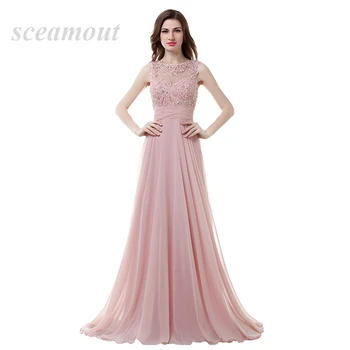 Luxurious Robe De Soiree Scoop Long Chiffon Evening Dress Rhinestones Beaded Formal Evening Party Gowns
Luxurious Robe De Soiree Scoop Long Chiffon Evening Dress Rhinestones Beaded Formal Evening Party Gowns