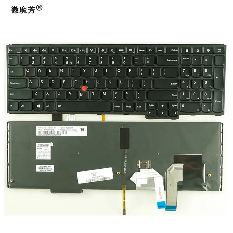 Новая клавиатура США для lenovo Thinkpad S5 YOGA S5 15 YOGA 15 Клавиатура ноутбука с подсветкой
Новая клавиатура США для lenovo Thinkpad S5 YOGA S5 15 YOGA 15 Клавиатура ноутбука с подсветкой