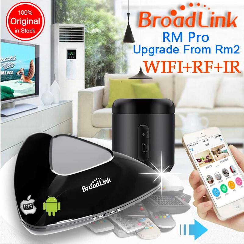 Best Broadlink RM3 RM Pro RM Mini3 Smart home Automation WIFI+IR+RF Universal remote controller Intelligent for ios ipad Android
Best Broadlink RM3 RM Pro RM Mini3 Smart home Automation WIFI+IR+RF Universal remote controller Intelligent for ios ipad Android