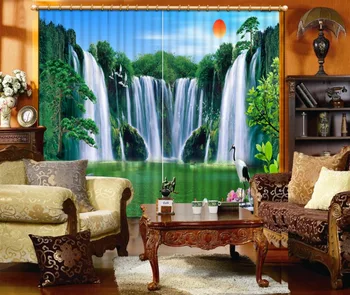 Beautiful Photo Fashion Customized 3D Curtains Sunrise waterfall lake Scenery Bed room Living room Office Hotel Cortinas
Beautiful Photo Fashion Customized 3D Curtains Sunrise waterfall lake Scenery Bed room Living room Office Hotel Cortinas