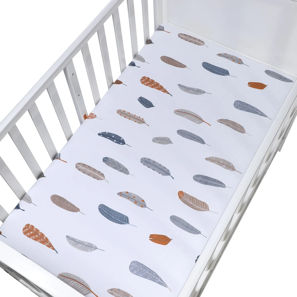 100% Cotton Crib Fitted Sheet Soft Breathable Baby Bed Mattress Cover Potector Cartoon Newborn Bedding For Cot Size 120*65cm
100% Cotton Crib Fitted Sheet Soft Breathable Baby Bed Mattress Cover Potector Cartoon Newborn Bedding For Cot Size 120*65cm