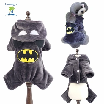 Soft Velvet Cartoon Batman Pet Dog Clothes Hoodie Winter Clothes For Chihuahua Pet Dog Coats Jumpsuits Grey
Soft Velvet Cartoon Batman Pet Dog Clothes Hoodie Winter Clothes For Chihuahua Pet Dog Coats Jumpsuits Grey
