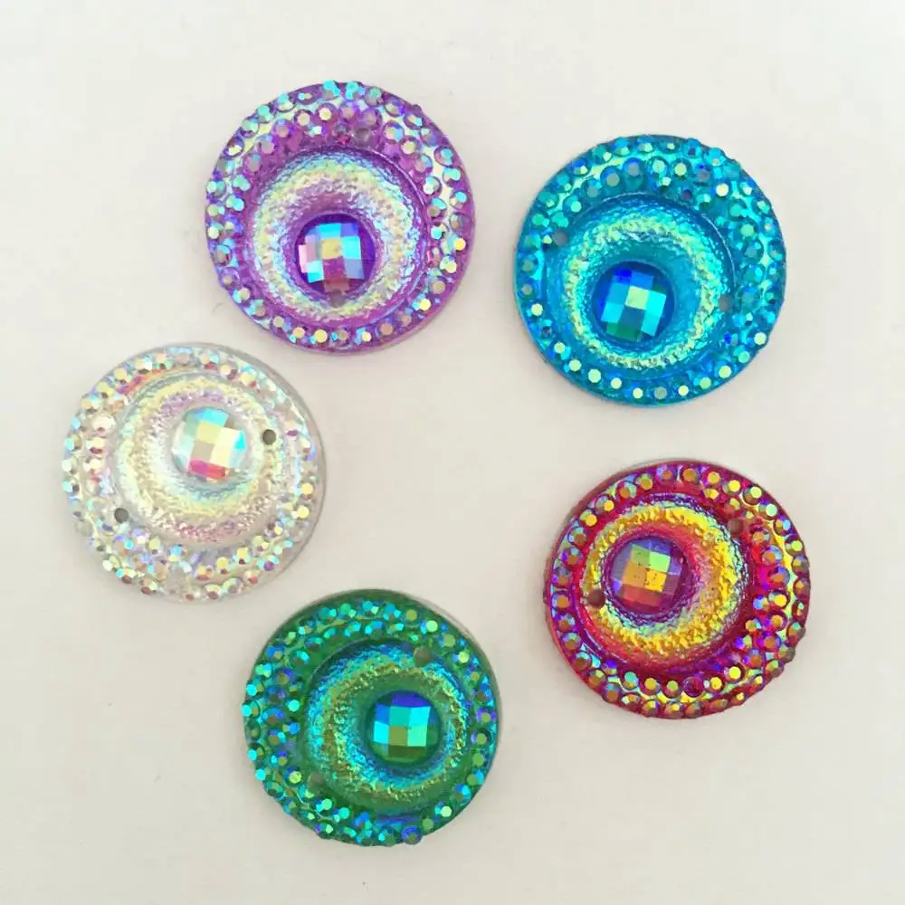 15pcs 16mm AB Resin round Peacock eye Flatback rhinestone scrapbook Wedding 2 hole Button DIY ornaments crafts PC80
15pcs 16mm AB Resin round Peacock eye Flatback rhinestone scrapbook Wedding 2 hole Button DIY ornaments crafts PC80