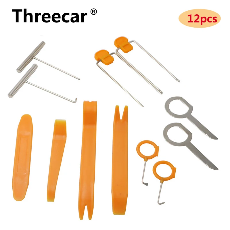 12Pcs Professional Modified Audio Noise Removal Tools Car Panel Auto Dismantle Tools Kit Tools Auto Install Pry Kit Refit Sets
12Pcs Professional Modified Audio Noise Removal Tools Car Panel Auto Dismantle Tools Kit Tools Auto Install Pry Kit Refit Sets