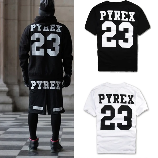 unisex men women fashion t-shirt kanye exo pyrex vision 23