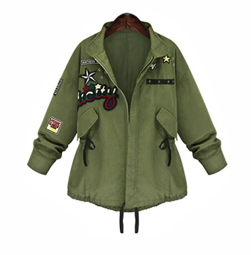 2018 Hot Sale Autumn Winter Women Jacket Tops Long Sleeve Slim Turn-Down Collar Army Green Outwear Women Coat
2018 Hot Sale Autumn Winter Women Jacket Tops Long Sleeve Slim Turn-Down Collar Army Green Outwear Women Coat