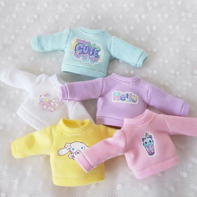 1PCS Cute Candy Color Obitsu 11 Doll Long-sleeved T-shirt Clothes for OB11 Doll Outifts Accessories
1PCS Cute Candy Color Obitsu 11 Doll Long-sleeved T-shirt Clothes for OB11 Doll Outifts Accessories