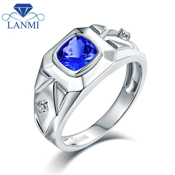 Simple Design Natural Tanzanite Men's Wedding Rings 14kt White Gold Bling Diamond for Husband Birthday Fine Jewelry Wholesale
Simple Design Natural Tanzanite Men's Wedding Rings 14kt White Gold Bling Diamond for Husband Birthday Fine Jewelry Wholesale