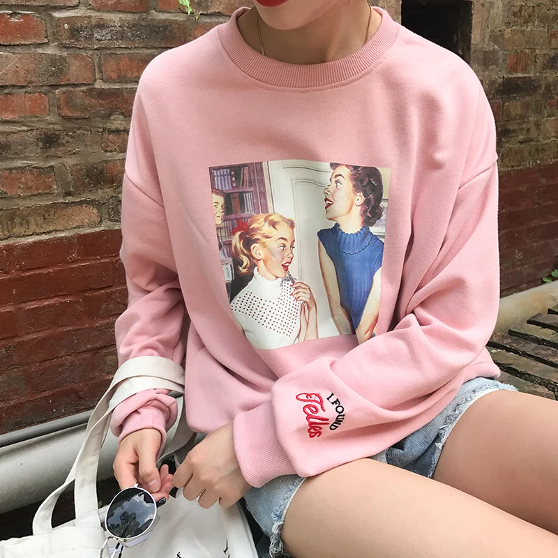 Pink sweatshirt