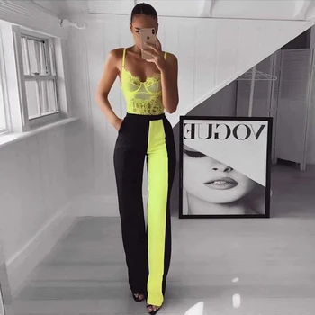 2019 Fashion Summer Jumpsuit Bright Green Sexy Lace New Bandage Jumpsuits Spaghetti Strap Jumpsuits For Women Party Clubwear
2019 Fashion Summer Jumpsuit Bright Green Sexy Lace New Bandage Jumpsuits Spaghetti Strap Jumpsuits For Women Party Clubwear