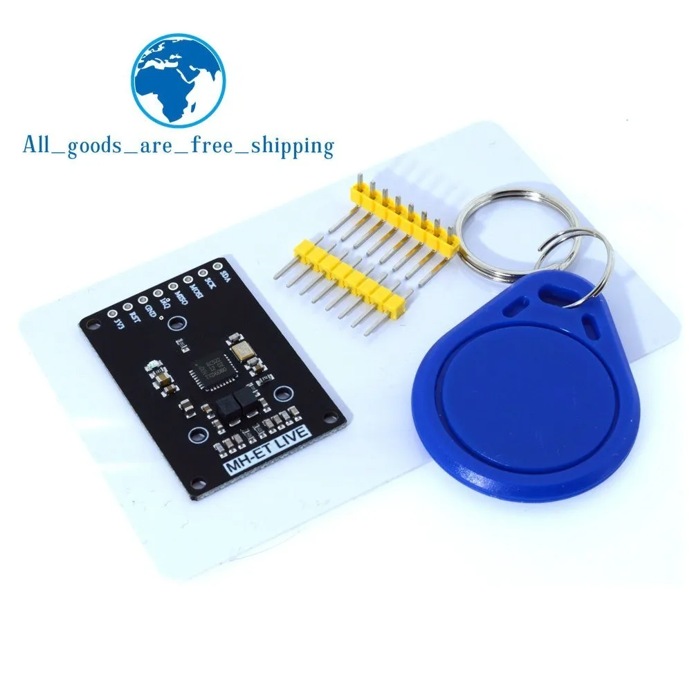 RFID module RC522 mini Kits S50 13.56 Mhz 6cm With Tags SPI Write & Read for arduino uno 2560
RFID module RC522 mini Kits S50 13.56 Mhz 6cm With Tags SPI Write & Read for arduino uno 2560