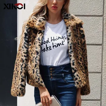 Women Fur Coats Plus Size S-3XL Fashion Leopard Print Fur Overcoats Women Imitation Fur Coat Winter Faux Fur Coat Outerwear
Women Fur Coats Plus Size S-3XL Fashion Leopard Print Fur Overcoats Women Imitation Fur Coat Winter Faux Fur Coat Outerwear