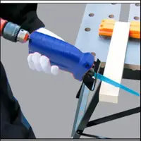 Milda 2018 new power tool accessories Reciprocating saw Metal Cutting wood Cutting Tool electric drill attachment with 3 blades image