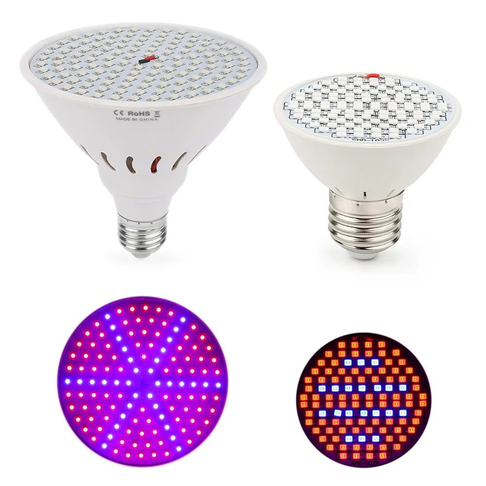 E27 LED Grow Light 10W 86Red:20Blue 15W 90Red:36Blue Phytolamp for Flowering Plant hydroponics garden seeds indoor growth | Освещение