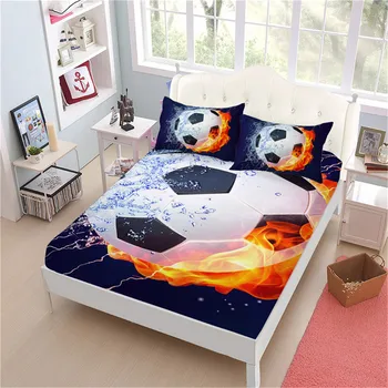 Teens 3D Football Sheet Set Sports Design Bed Linens Flat Sheet Twin Full Queen King Fitted Sheet Deep Pocket Bedding Pillowcase
Teens 3D Football Sheet Set Sports Design Bed Linens Flat Sheet Twin Full Queen King Fitted Sheet Deep Pocket Bedding Pillowcase