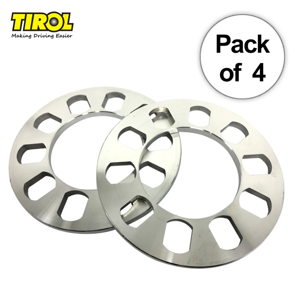 TIROL T12849c 4pcs Universal Wheel Spacer 5 hole 8mm Aluminum Wheel adapter fit 5 lug 5X114.3 5X120 5X120.7 5X127 FREESHIPPING
TIROL T12849c 4pcs Universal Wheel Spacer 5 hole 8mm Aluminum Wheel adapter fit 5 lug 5X114.3 5X120 5X120.7 5X127 FREESHIPPING