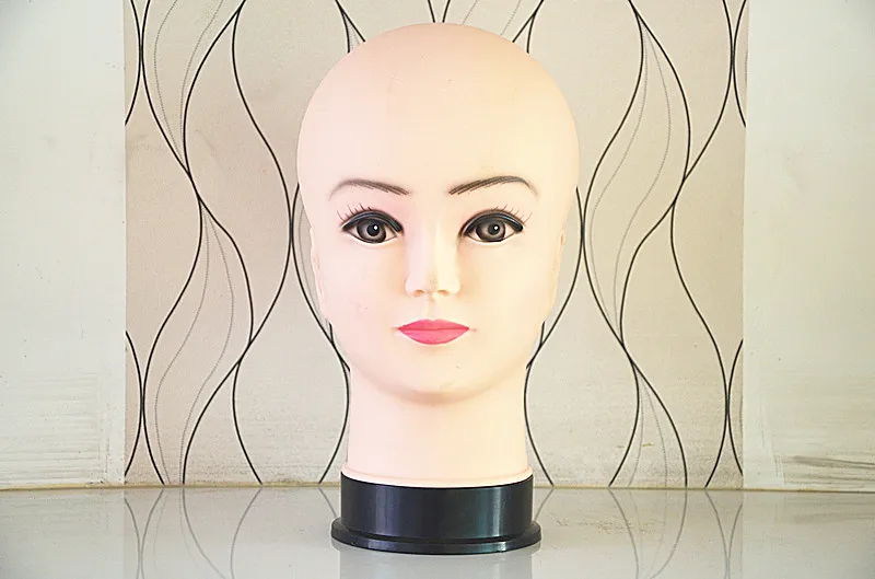 

Free Shipping!! High Level Fashionable PVC Head Mannequin Head Model Best Quality On Promotion