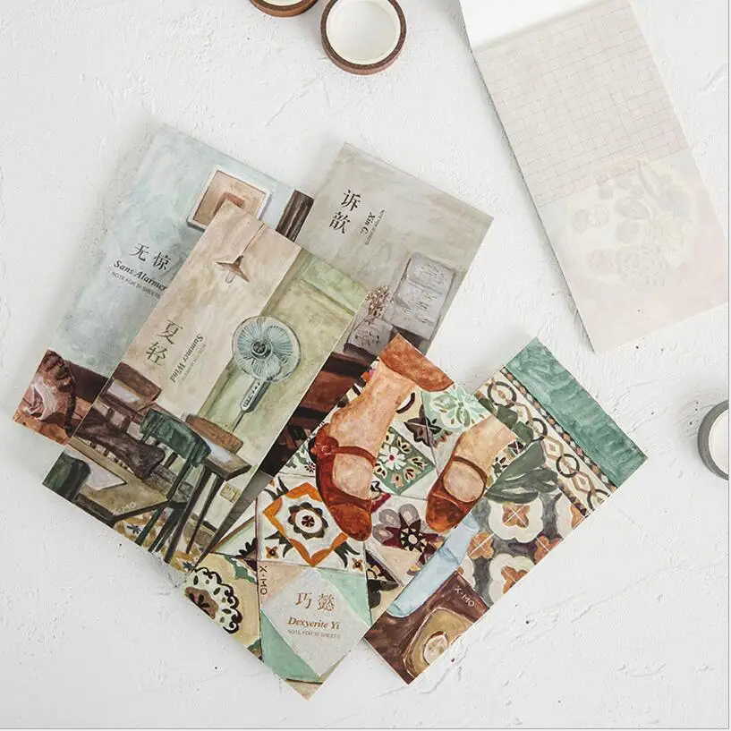 Retro Hand-Painted Daily life Decorative Stickers Self-Adhesive Memo Pad N times Sticky Notes Bookmark School Office Supply
Retro Hand-Painted Daily life Decorative Stickers Self-Adhesive Memo Pad N times Sticky Notes Bookmark School Office Supply