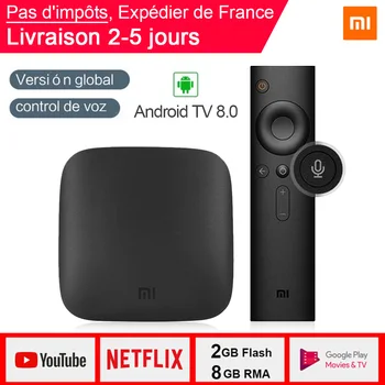 Global Version Xiaomi MI TV BOX 3 Smart TV 2GB 8GB 4K HDR Cortex-A53 Quad-core Android 8.0 WIFI Google Cast Netflix Media Player
Global Version Xiaomi MI TV BOX 3 Smart TV 2GB 8GB 4K HDR Cortex-A53 Quad-core Android 8.0 WIFI Google Cast Netflix Media Player