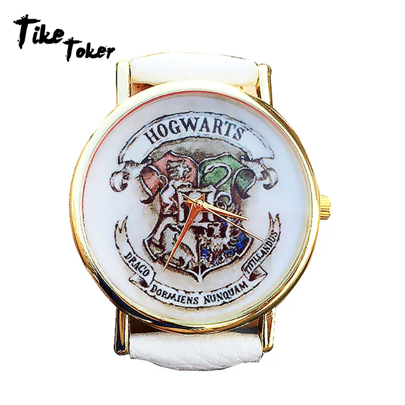 Tike Toker,Geneva Quartz Harry Potter Medal Watches Lovers' watches leather deployment bucket Wrist Watches 3Bar Waterproof
Tike Toker,Geneva Quartz Harry Potter Medal Watches Lovers' watches leather deployment bucket Wrist Watches 3Bar Waterproof