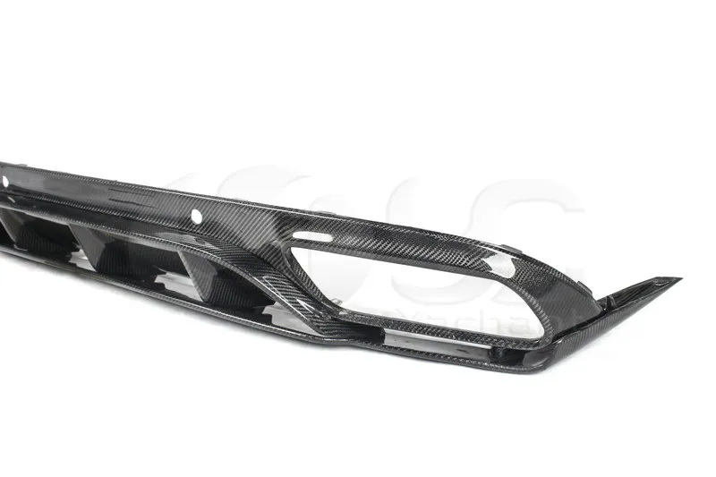 2016-2018 Mercedes Benz C205 C63 Coupe OEM Style Rear Diffuser with Edition 1 Style Underboard CF (6)