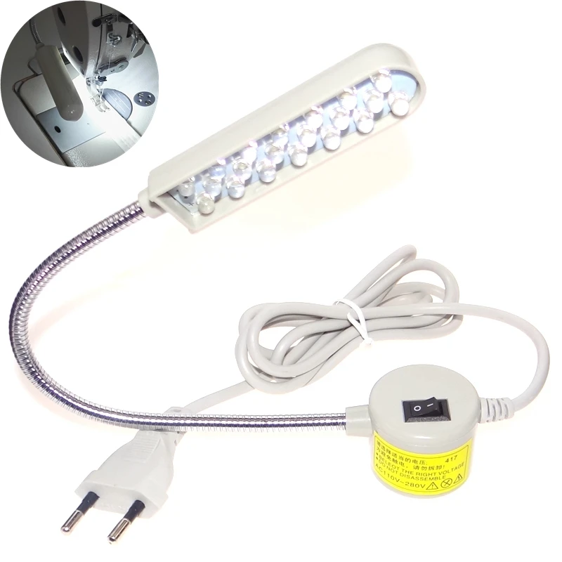 Overlock Sewing Accessories Tools 20 Led Bulbs Light Working Table Lamp Goose Neck Magnetic Mounting Base With Free Shipping
Overlock Sewing Accessories Tools 20 Led Bulbs Light Working Table Lamp Goose Neck Magnetic Mounting Base With Free Shipping