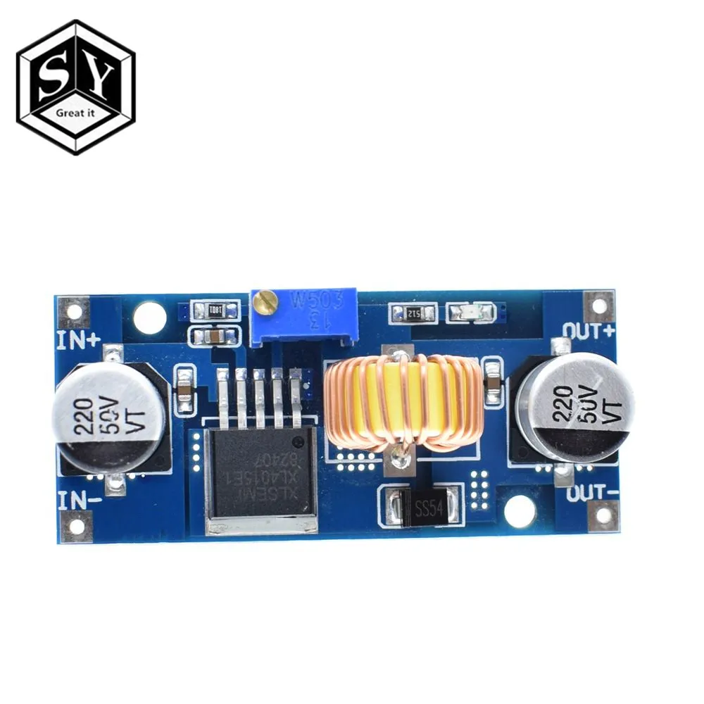 1PCS Great IT 5A XL4015 DC-DC Step Down Adjustable Power Supply Module LED Lithium Charger
1PCS Great IT 5A XL4015 DC-DC Step Down Adjustable Power Supply Module LED Lithium Charger
