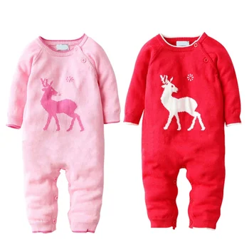 Autumn And Winter Toddler Newborn Baby Girls Romper Long Sleeve Christmas Style Sweater Knitted Sweater Romper Playsuit
Autumn And Winter Toddler Newborn Baby Girls Romper Long Sleeve Christmas Style Sweater Knitted Sweater Romper Playsuit