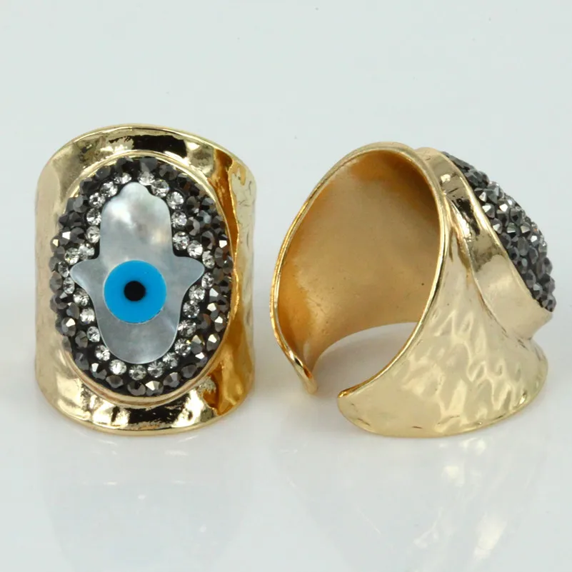 Gold Color Color Rhinestone Crystal Charms Rings Druzy Drusy Evil Eye Stone Ring Jewelry Finding
Gold Color Color Rhinestone Crystal Charms Rings Druzy Drusy Evil Eye Stone Ring Jewelry Finding