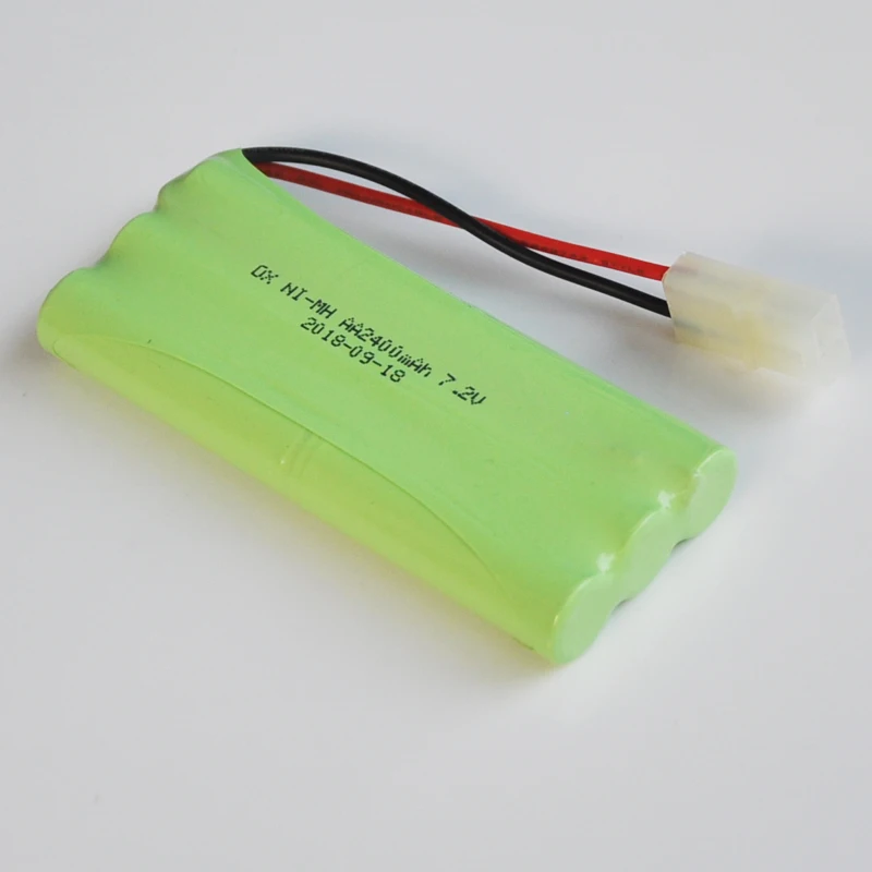 1-2PCS Ni-Mh 7.2V AA rechargeable battery pack 2400mah AA cell for RC Car helicopter toys led light cordless phone TG plug 
1-2PCS Ni-Mh 7.2V AA rechargeable battery pack 2400mah AA cell for RC Car helicopter toys led light cordless phone TG plug