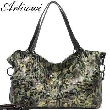 Arliwwi Designer Women Large Capacity Real Leather Shoulder Bags New Serpentine Embossed Genuine Leather Hobos Lady Handbag GL15
Arliwwi Designer Women Large Capacity Real Leather Shoulder Bags New Serpentine Embossed Genuine Leather Hobos Lady Handbag GL15