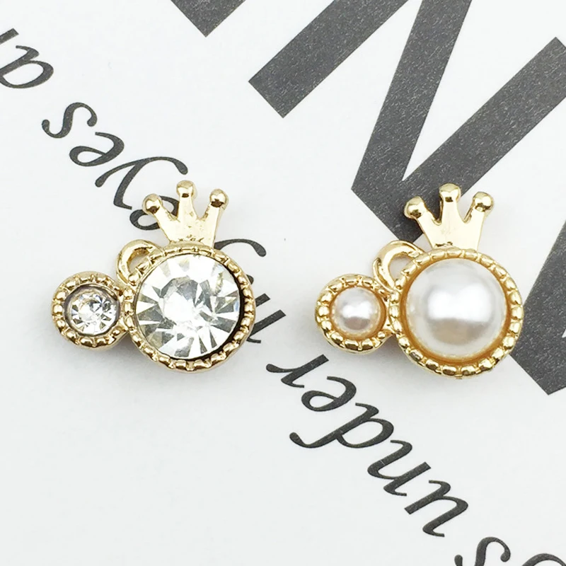 10pcs Mouse Head Charms Gold Alloy Clear Rhinestone/Pearl Crown Pendants Bracelets Earring DIY For Hair Jewelry AccessoriesYZ044
10pcs Mouse Head Charms Gold Alloy Clear Rhinestone/Pearl Crown Pendants Bracelets Earring DIY For Hair Jewelry AccessoriesYZ044