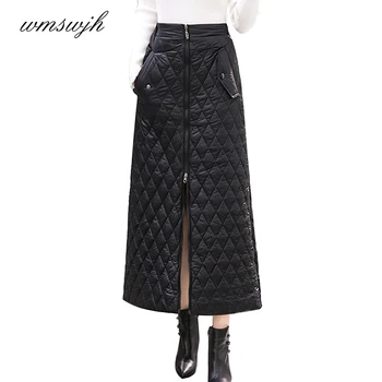 2019 Autumn Winter Korean Women's Skirt Casual Black Fashion Front Zipper Snow Skirt Down Cotton A-Line Warm Slim Long Skirts
2019 Autumn Winter Korean Women's Skirt Casual Black Fashion Front Zipper Snow Skirt Down Cotton A-Line Warm Slim Long Skirts