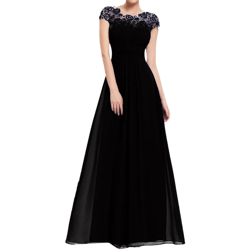 Women's Sexy Dress Floral Formal Lace Vintage Short Sleeve O-Neck Slim Maxi Dresses vestidos dames jurken robe pull #YL
Women's Sexy Dress Floral Formal Lace Vintage Short Sleeve O-Neck Slim Maxi Dresses vestidos dames jurken robe pull #YL
