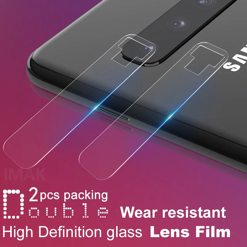 2PCS/Lot For Galaxy S10 Plus S10+ Camera Lens Film IMAK High Definition Clear Abrasion Resistant Glass Camera Lens Coverage Film
2PCS/Lot For Galaxy S10 Plus S10+ Camera Lens Film IMAK High Definition Clear Abrasion Resistant Glass Camera Lens Coverage Film