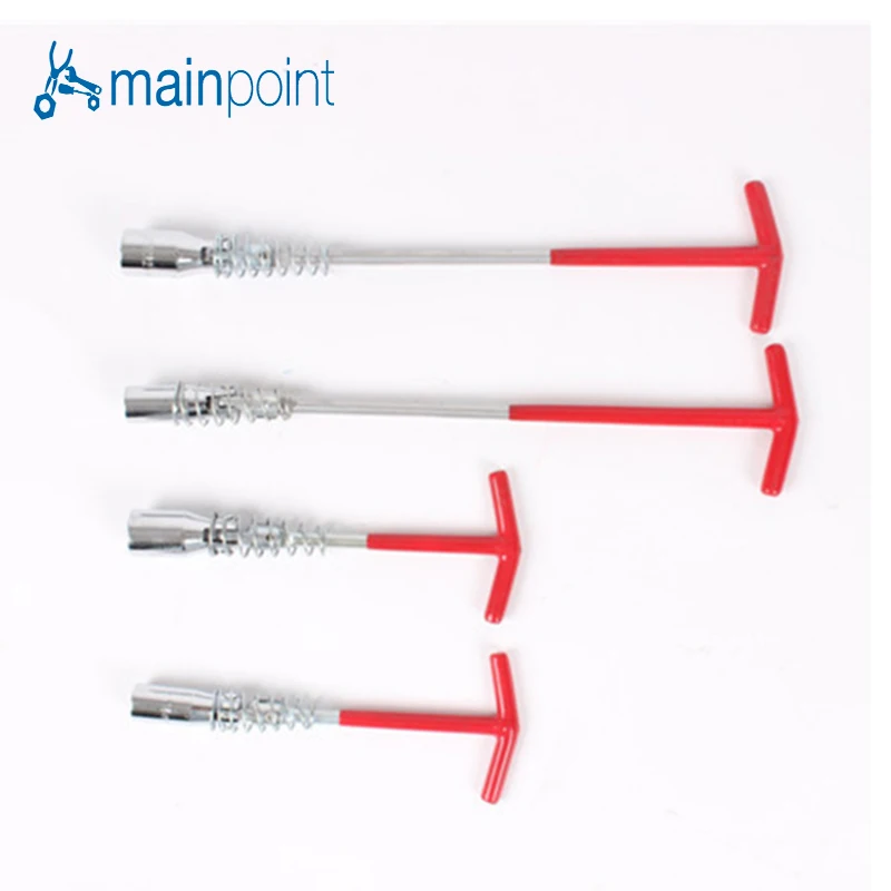 Mainpoint high quality T-Handle Universal Joint Spark Plug Socket Wrench 16/21mm Remover Installer